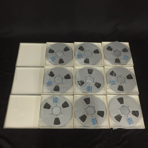 AMPEX 456 グランドマスター スタジオマスタリングオーディオテープ オープンリールテープ 未使用品 9点まとめ