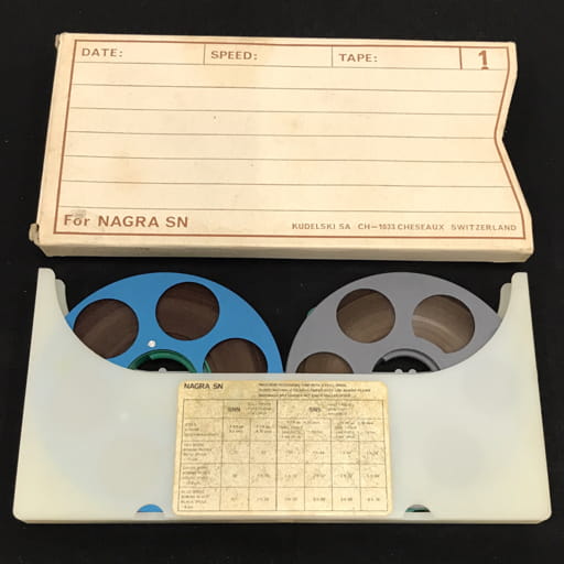 NAGRA SN SNN SNS オープンリールテープ 保存ケース付き 含 オーディオ用品 計8点 セット